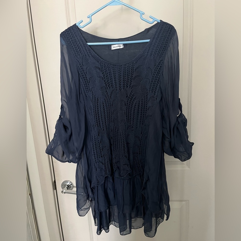 Nina Kendosa Tunic Style Shirt/Blouse